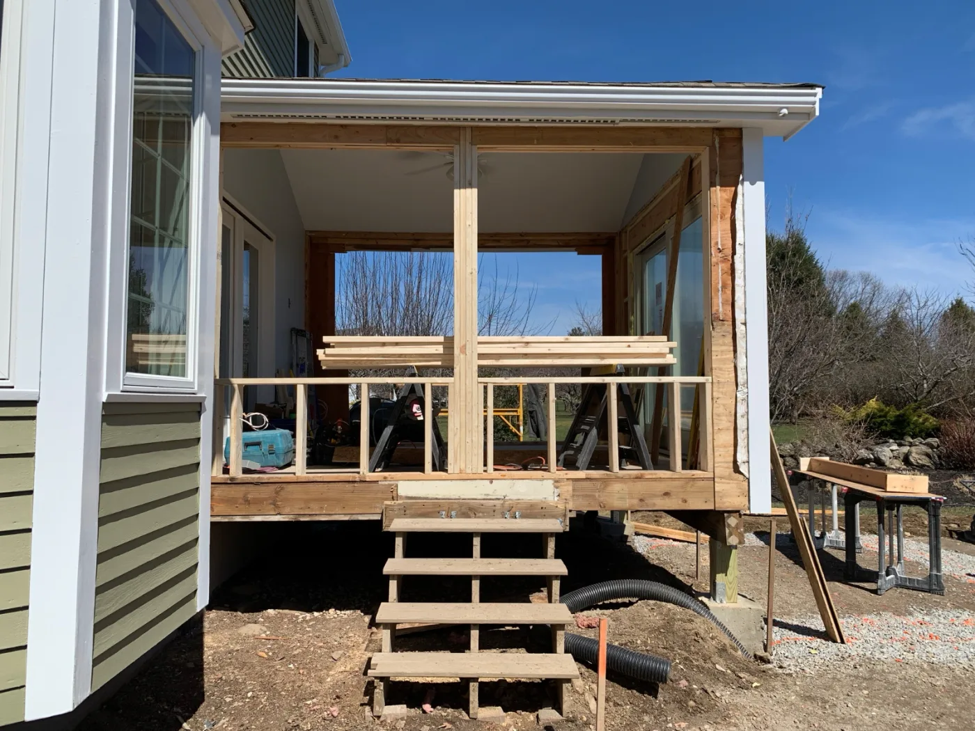 Home Additions before or in-progress project photo