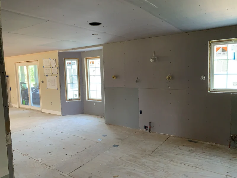 Drywall stage by DeFaria Construction