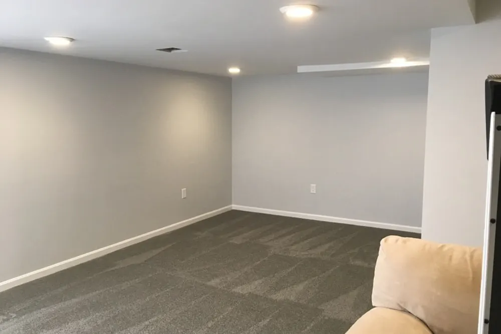 Finished basement finishing in Winchester, MA, full project scope