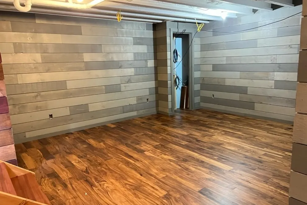 Finished basement finishing in Ipswich, MA, step by step