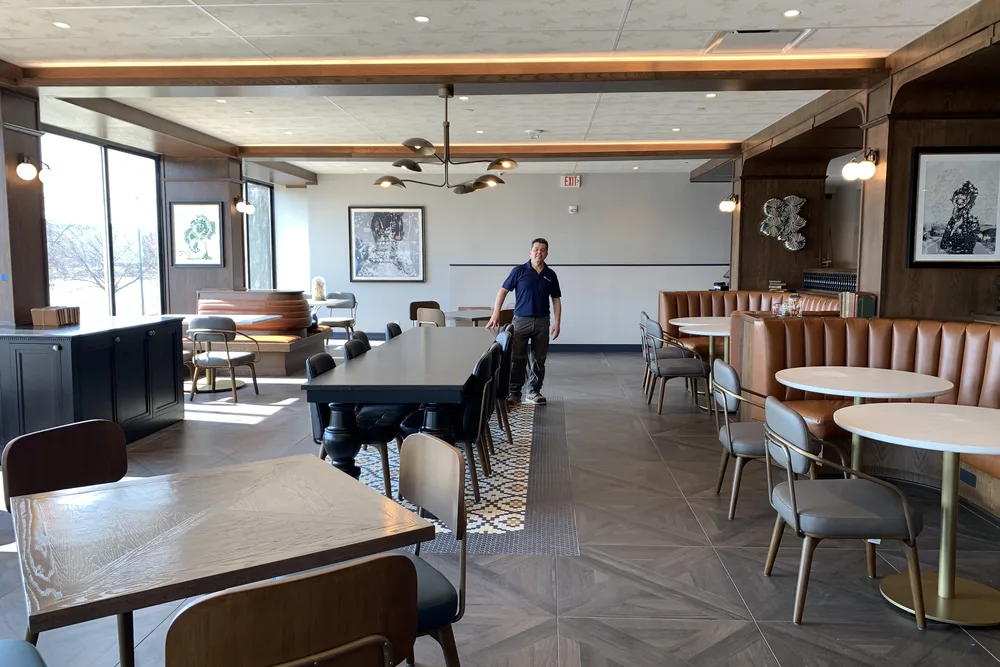Finished commercial projects in Gloucester, MA — a room ready for a remodel