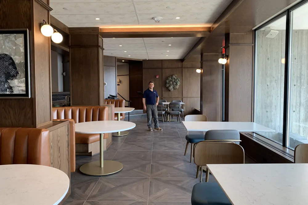 Finished commercial projects in Danvers, MA, materials and finish
