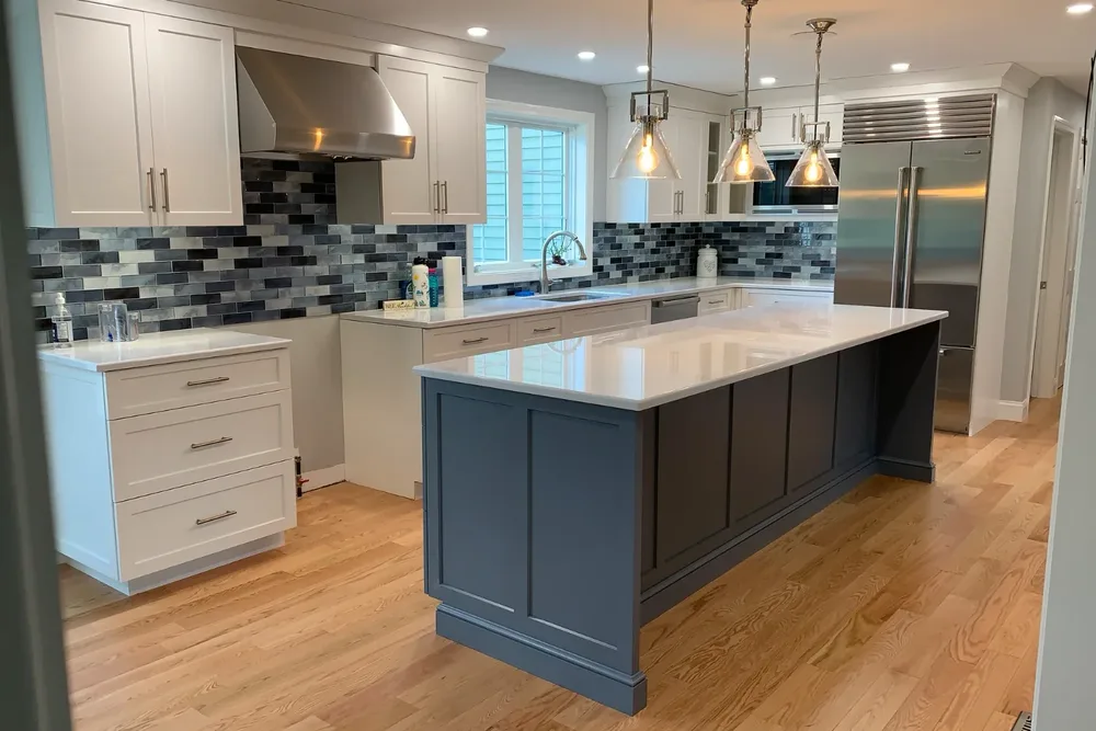 Finished kitchen remodeling in Gloucester, MA — materials and finish