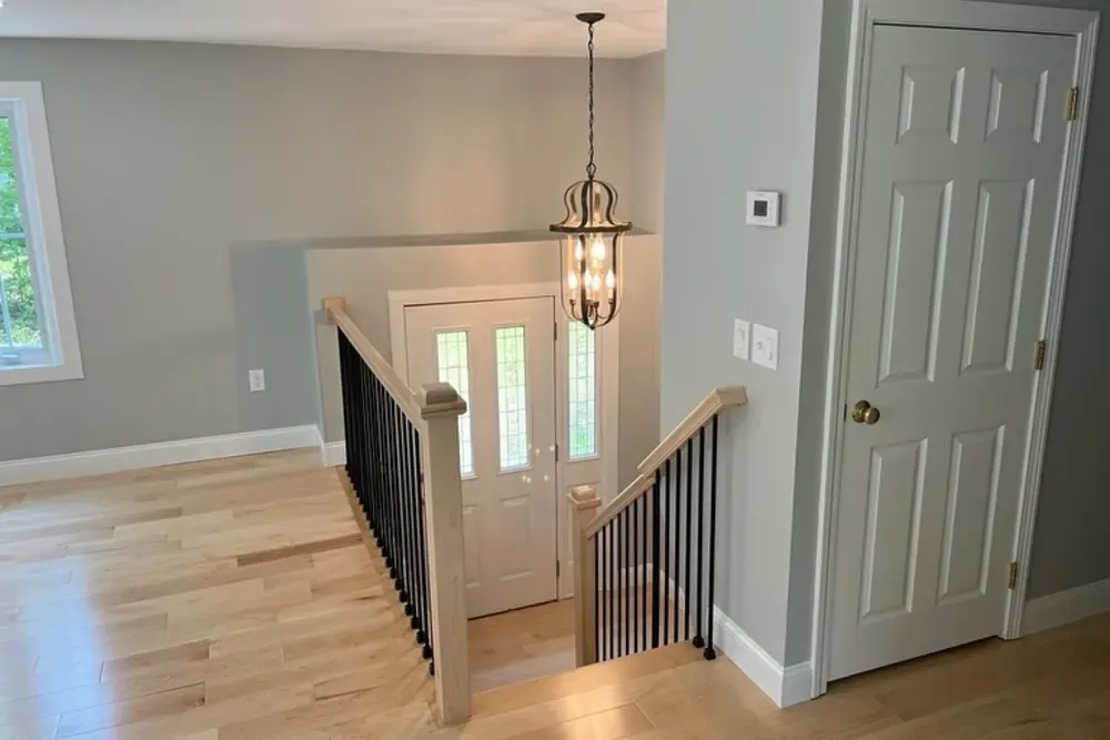 Interior painting by DeFaria Construction for Marblehead, MA homes, materials and finish