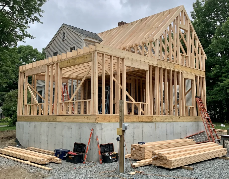 Foundation and Framing by DeFaria Construction