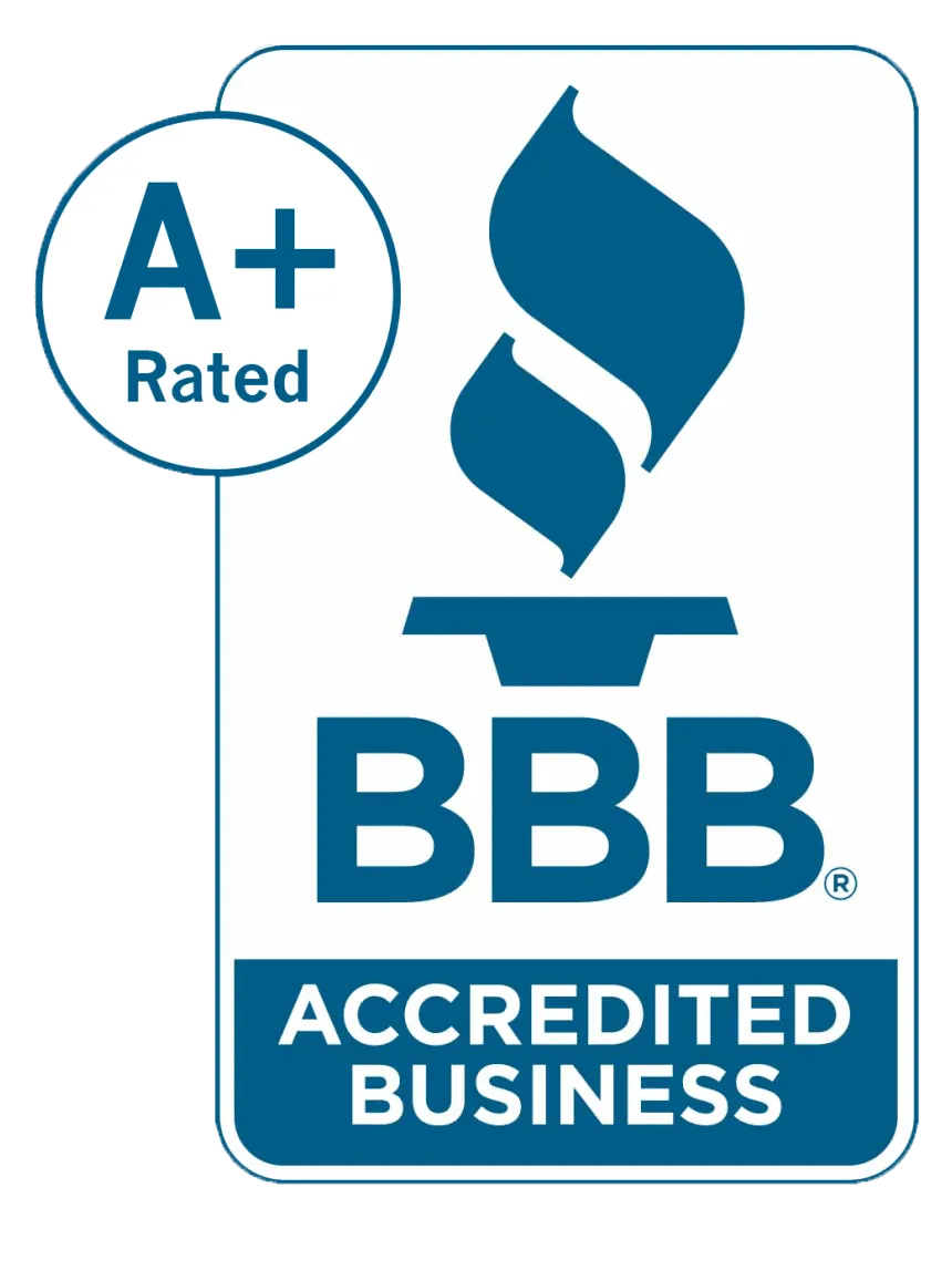 BBB Accredited Business A+ rating